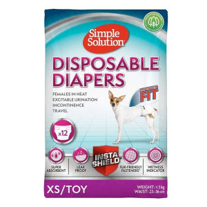 SIMPLE SOLUTION suņu biksītes vienreizējās <5kg XS N12